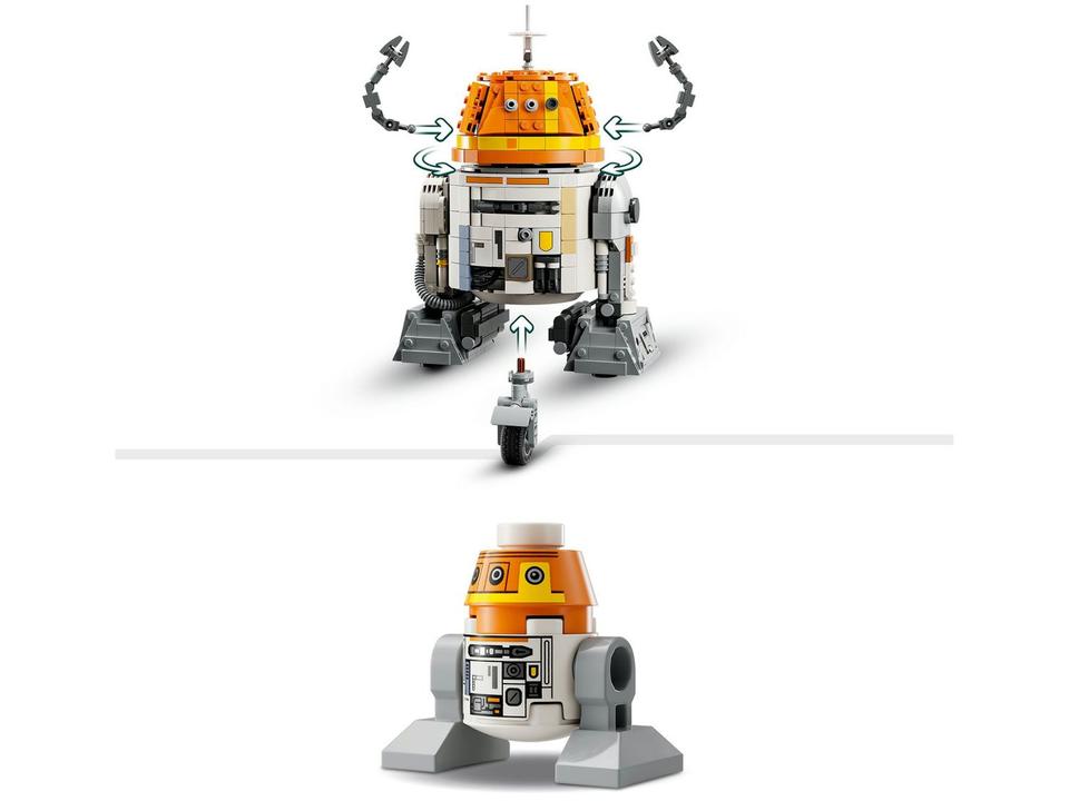 LEGOAhsoka Chopper (C1-10P) Droide Astromecânico - 5