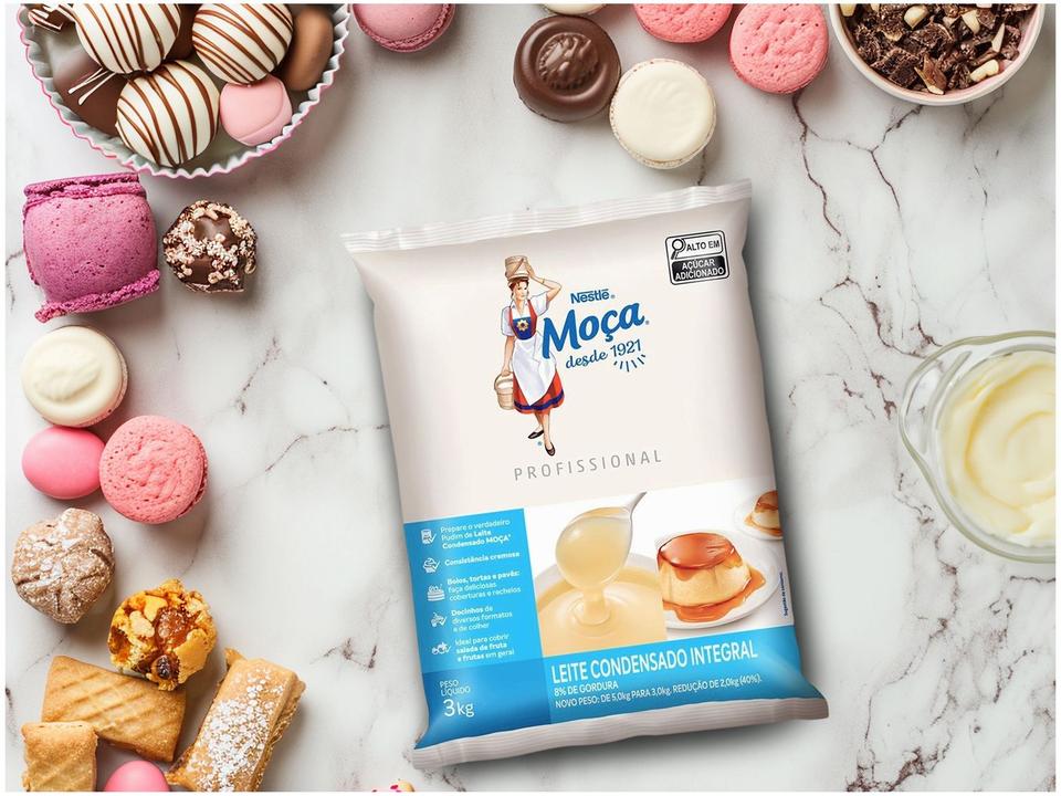 Leite Condensado Nestle Integral Moça Profissional 3kg - 3