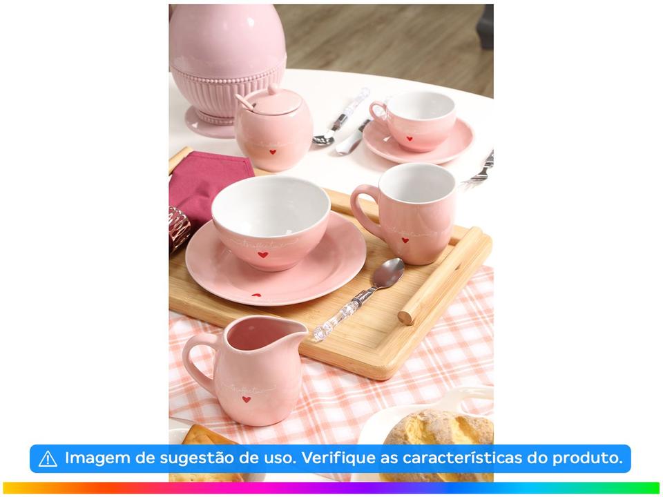 Leiteira Hauskraft de Porcelana 245ml Lamour - 4