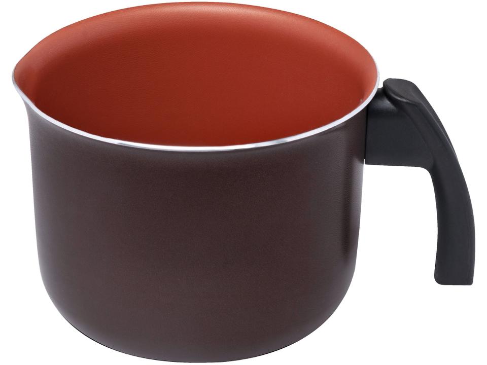 Leiteira Multiflon de Alumínio Antiaderente 1,6L - 14cm Terracota