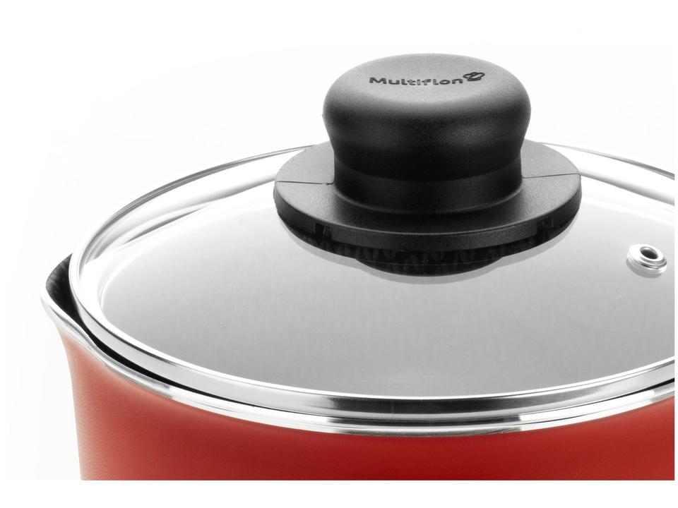 Leiteira Multiflon de Alumínio com Tampa Antiaderente 1,6L 14cm Gourmet - 1