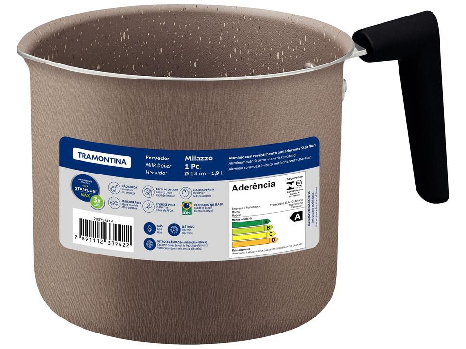 Leiteira Tramontina de Alumínio 1,9L 14cm Milazzo - 5