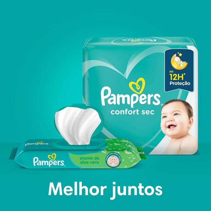 Lenços Umedecidos Pampers Aroma de Aloe Vera Pague 3 leve 4 - 7