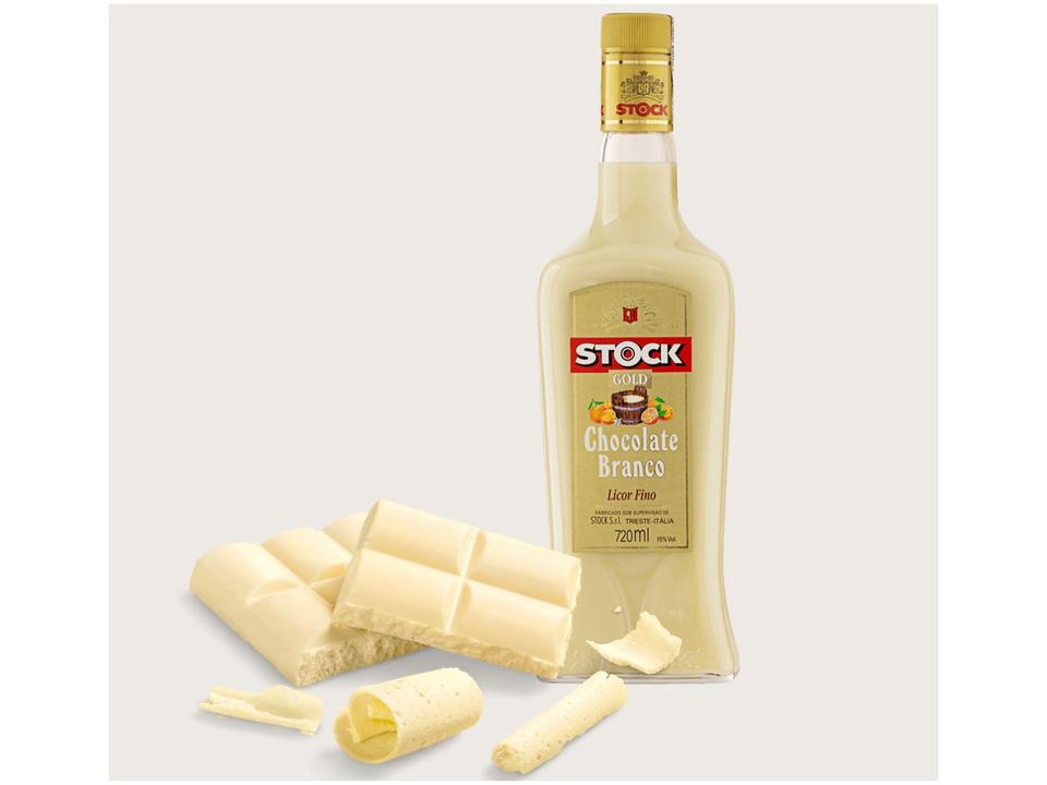 Licor Fino Stock Chocolate Branco Gold 720ml - 4