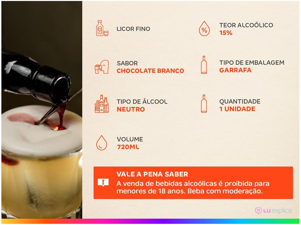 Licor Fino Stock Chocolate Branco Gold 720ml - 2