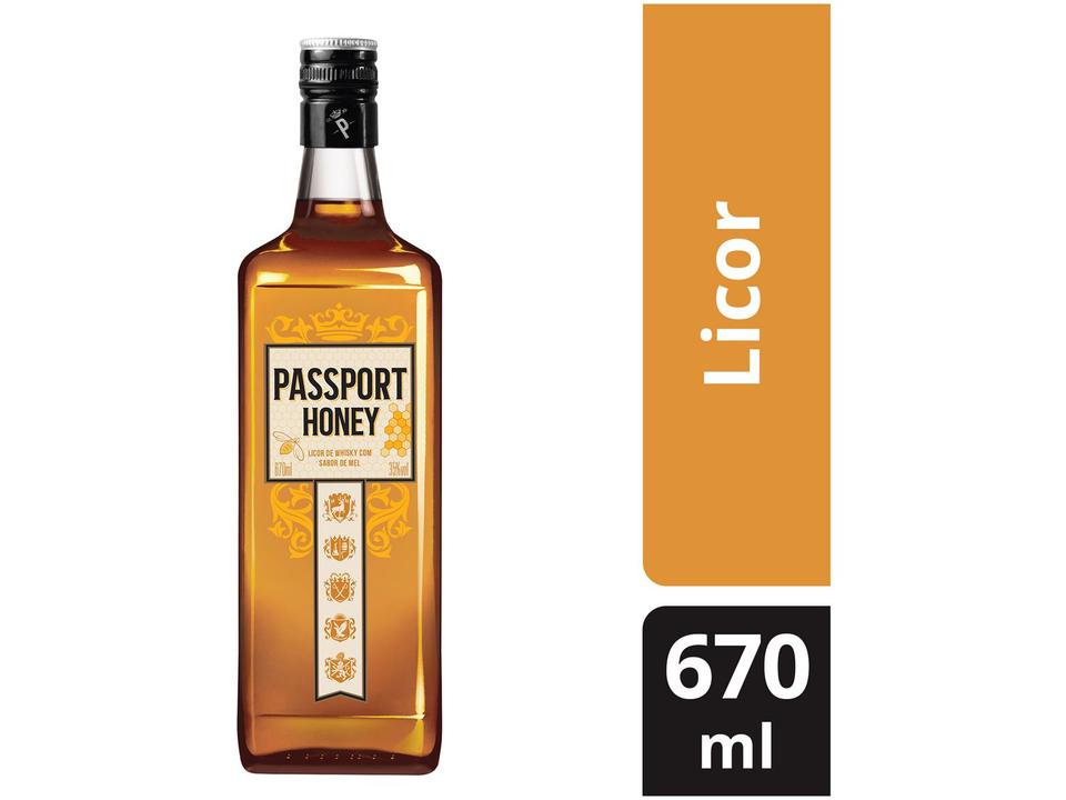 Licor Passport Honey De Whisky Escocês - 670ml - 1