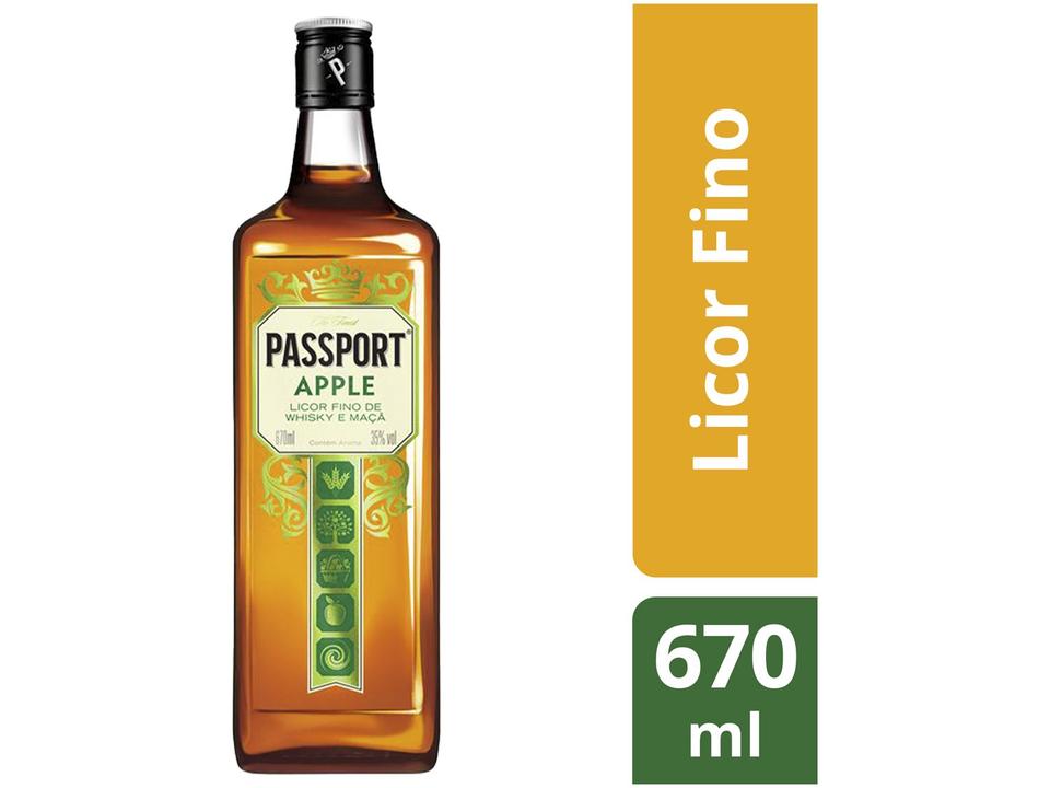 Licor Passport Maçã Apple 670ml - 1