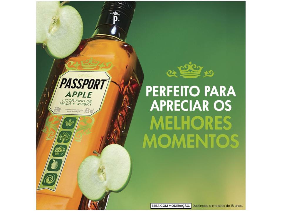 Licor Passport Maçã Apple 670ml - 4