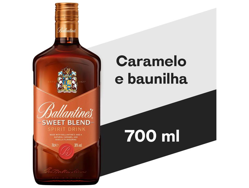 Licor Seco Ballantines Caramelo e Baunilha Sweet Blended 700ml - 6