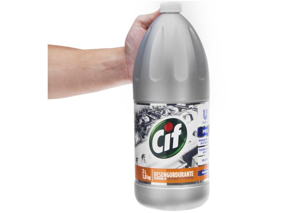 Limpador Desengordurante Cif Profissional Sem Perfume 2L - 7