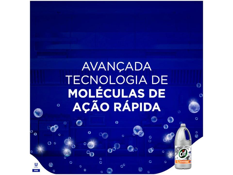 Limpador Desengordurante Cif Profissional Sem Perfume 2L - 8