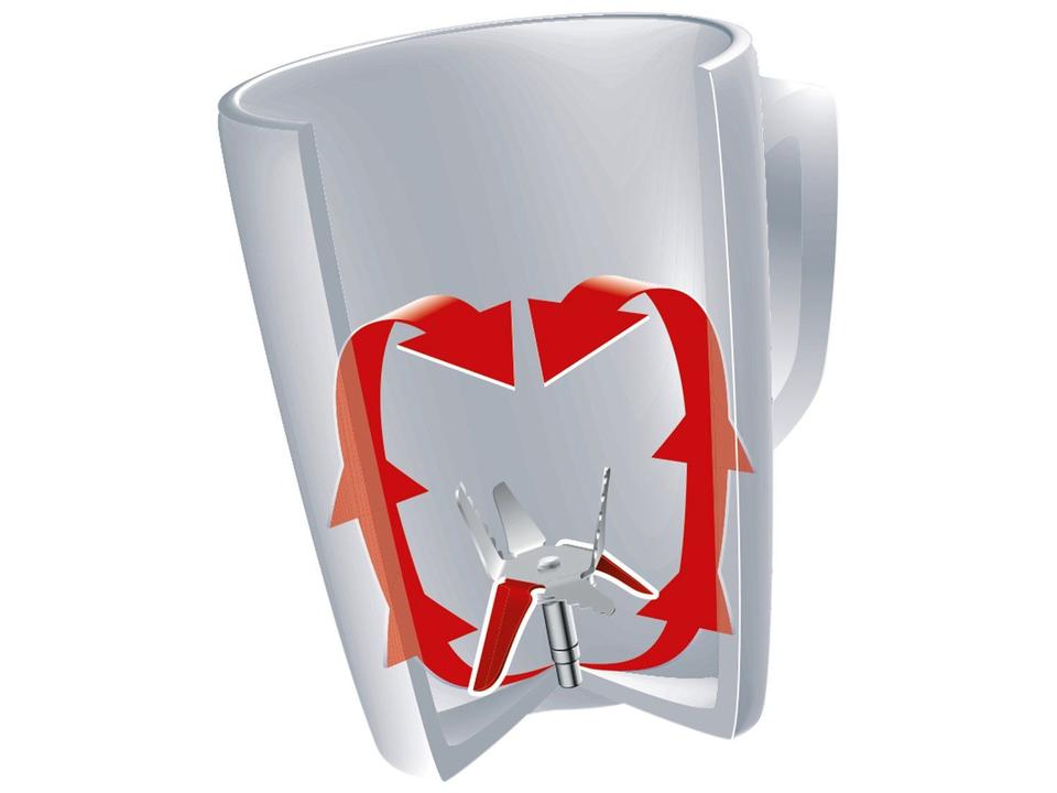 Liquidificador Arno Power Max 1000 15 Velocidades 1000W Vermelho LN54 - 11