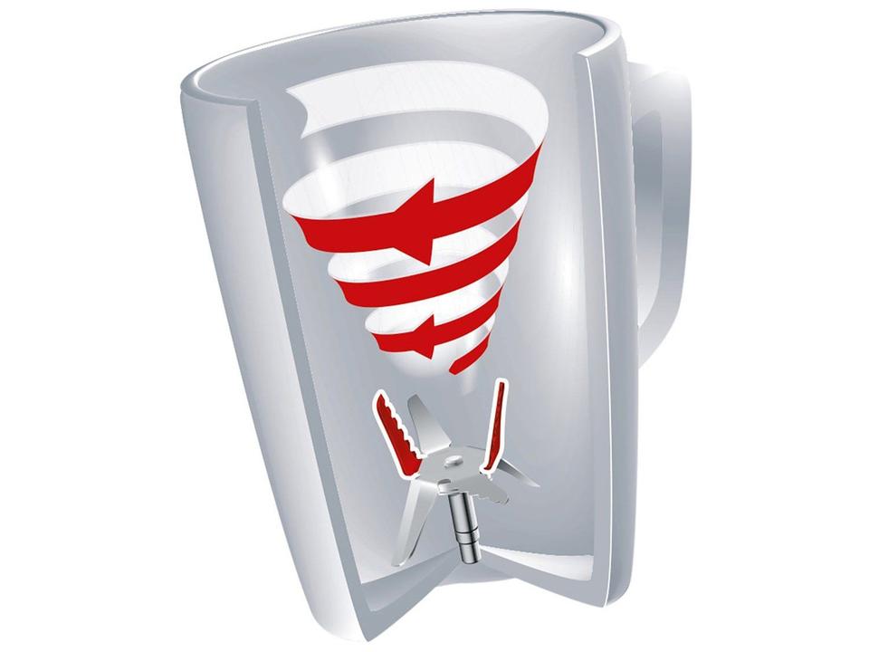 Liquidificador Arno Power Max 1000 15 Velocidades 1000W Vermelho LN54 - 9