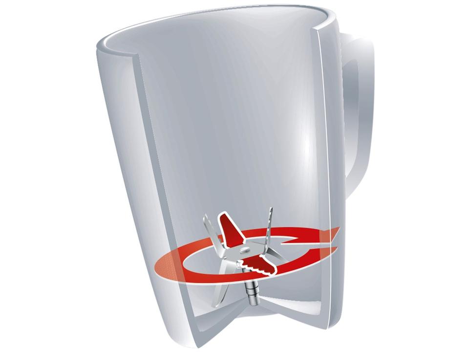 Liquidificador Arno Power Max 1000 15 Velocidades 1000W Vermelho LN54 - 10