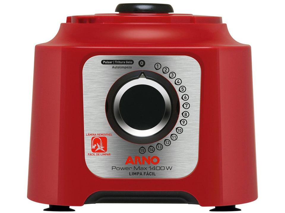 Liquidificador Arno Power Max 1400 LN56 Vermelho 15 Velocidades 1400W - 8