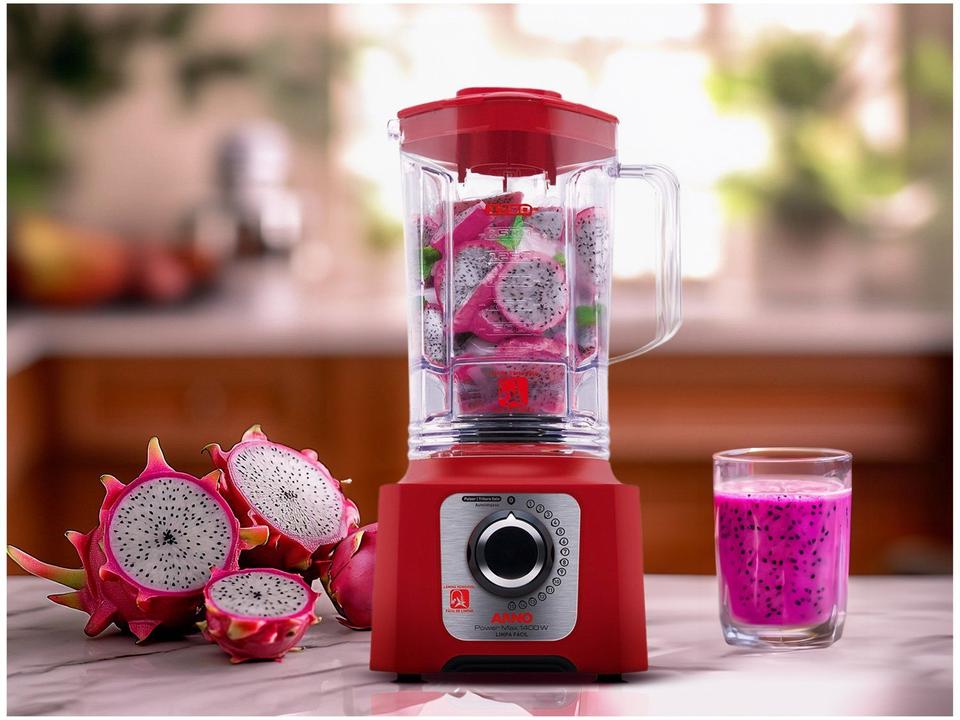 Liquidificador Arno Power Max 1400 LN56 Vermelho 15 Velocidades 1400W - 3