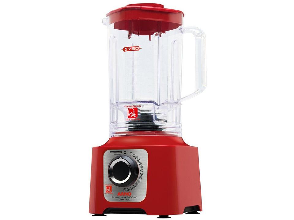 Liquidificador Arno Power Max 1400 LN56 Vermelho 15 Velocidades 1400W - 6