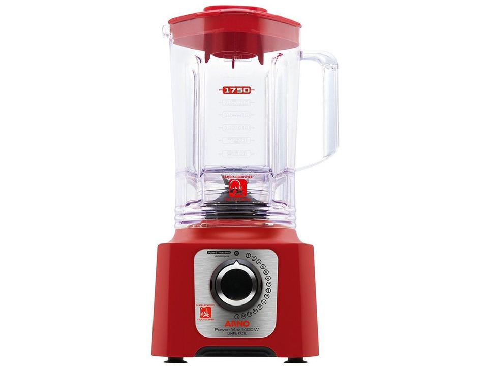 Liquidificador Arno Power Max 1400 LN56 Vermelho 15 Velocidades 1400W - 5