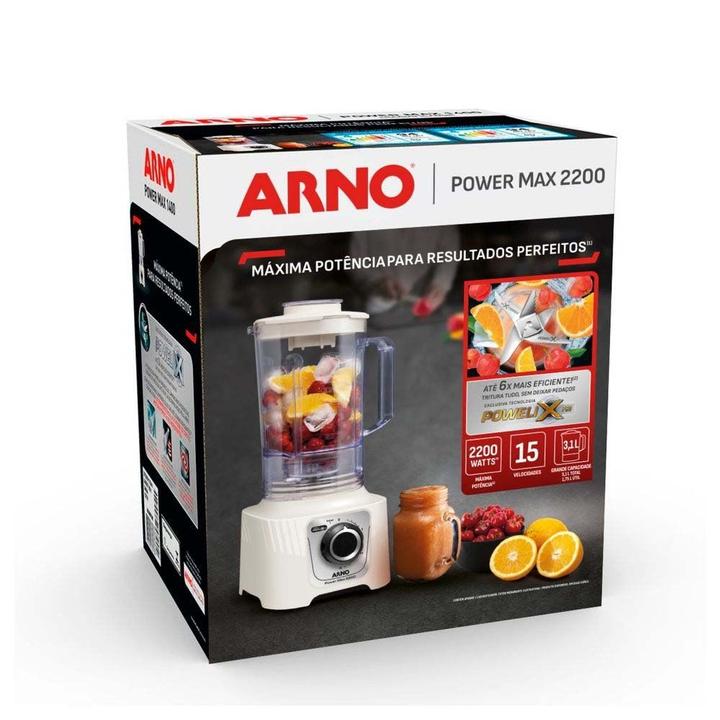 Liquidificador Arno Power Max 2200 Marfim LN64 - 7