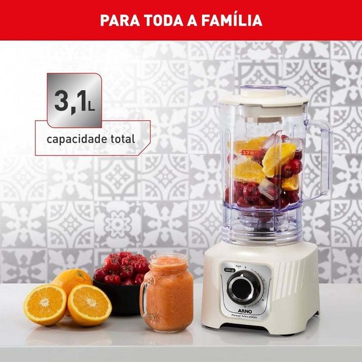 Liquidificador Arno Power Max 2200 Marfim LN64 - 3