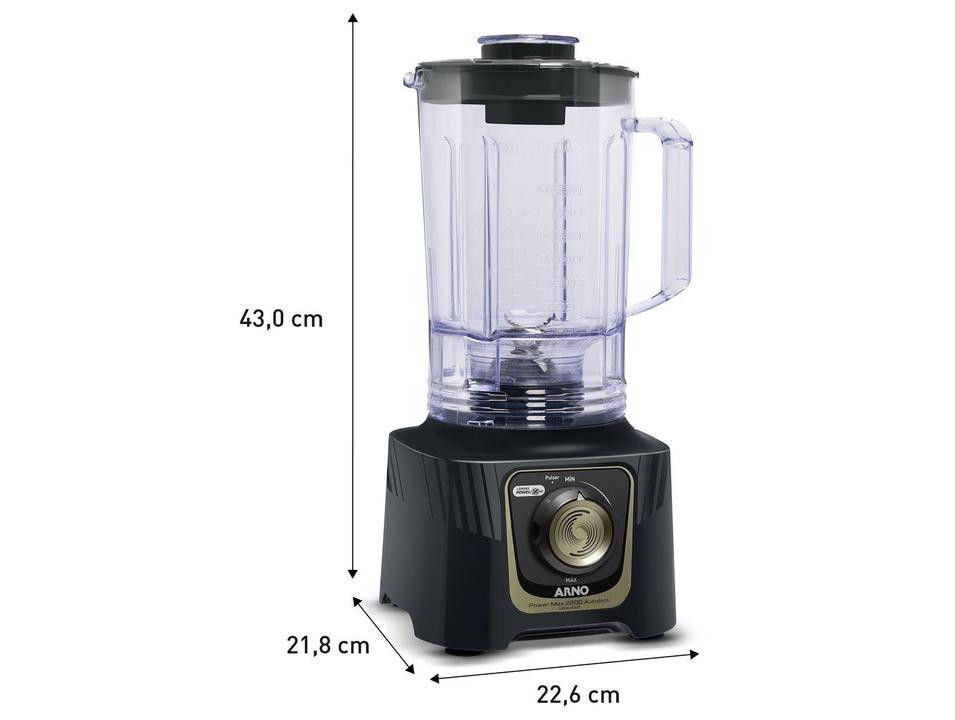 Liquidificador Arno Power Max Autolock 2200 Chumbo LN82 - 9