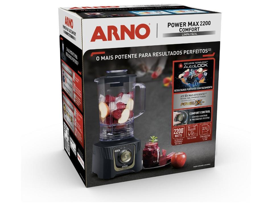 Liquidificador Arno Power Max Autolock 2200 Chumbo LN82 - 10