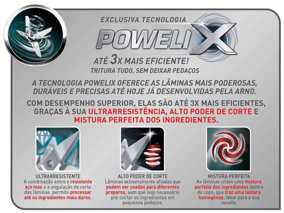 Liquidificador Arno Power Max LN64 15 Velocidades 1400W Marfim - 5
