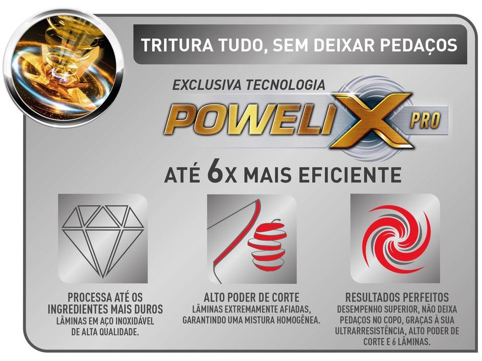 Liquidificador Arno Power Max LN64 15 Velocidades 1400W Marfim - 4