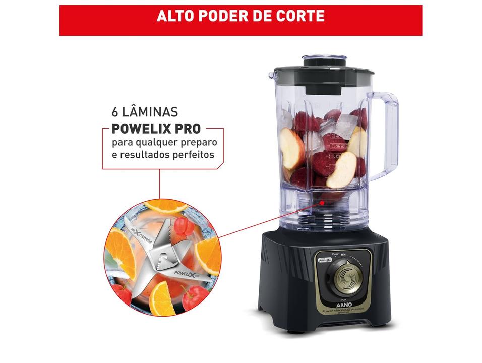 Liquidificador Arno Power Max LN82 2200W Cinza 2720018841 - 3