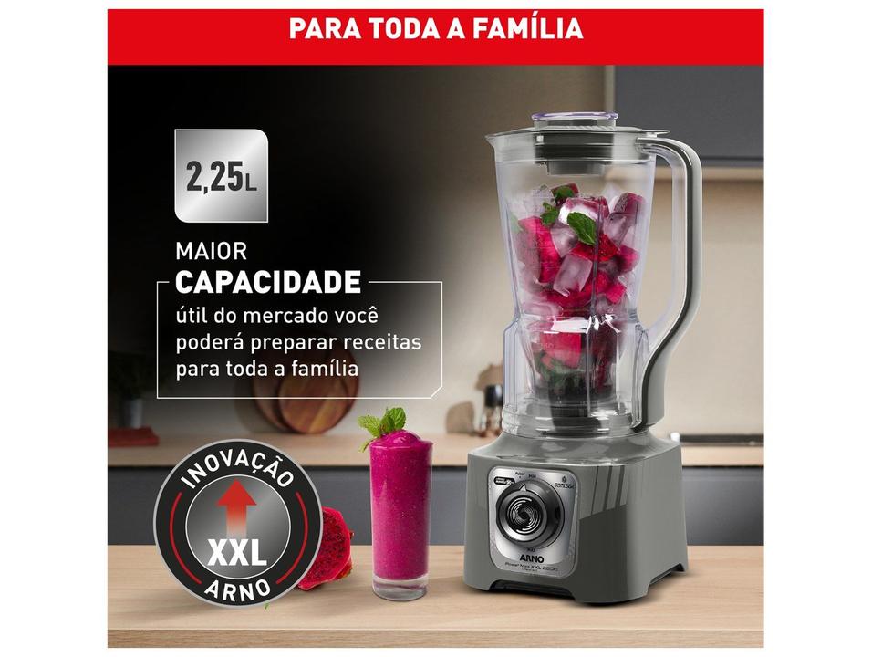 Liquidificador Arno Power Max XXL 2200 Cinza LN87 - 2