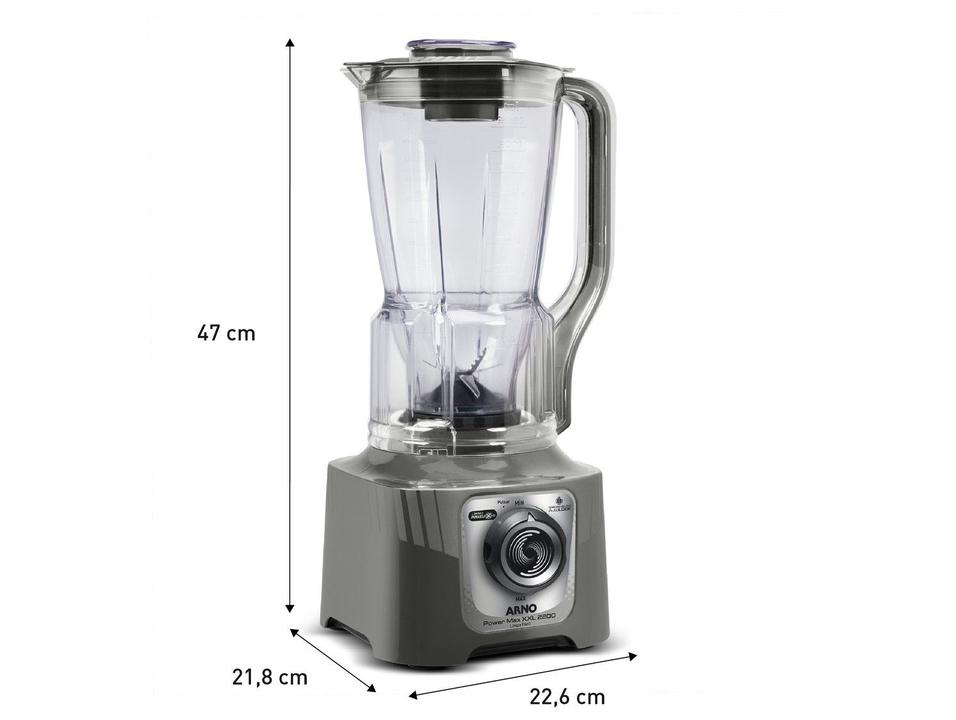 Liquidificador Arno Power Max XXL 2200 Cinza LN87 - 10