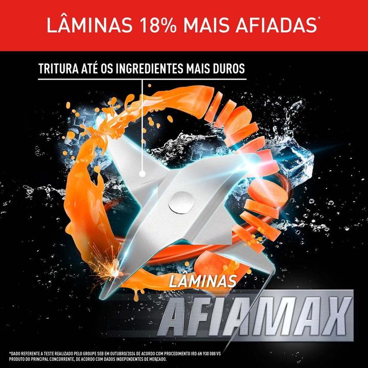 Liquidificador Arno Power Mix Essential LQ19 3 Velocidades 700W Preto 2720018420 - 5