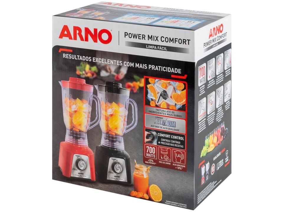 Liquidificador Arno Power Mix LQ35 15 Velocidades 700W Preto - 11