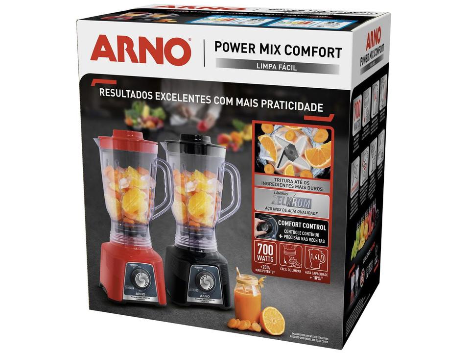 Liquidificador Arno Power Mix LQ35 15 Velocidades 700W Preto - 220 V - 5