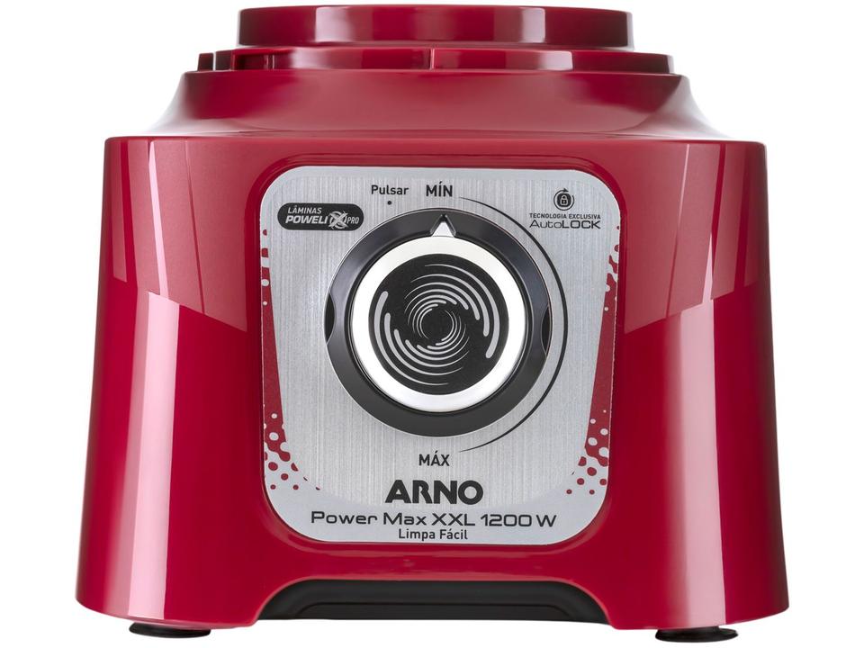 Liquidificador Arno Powermax XXL LN86 1200W Carmim - 12