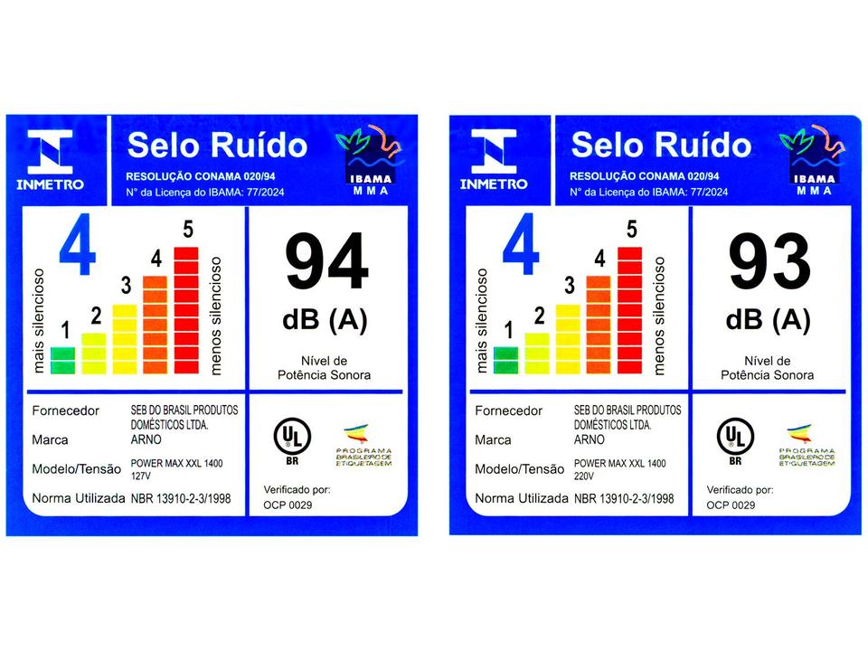 Liquidificador Arno Powermax XXL LN87 1400W Cinza Esverdeado - 20