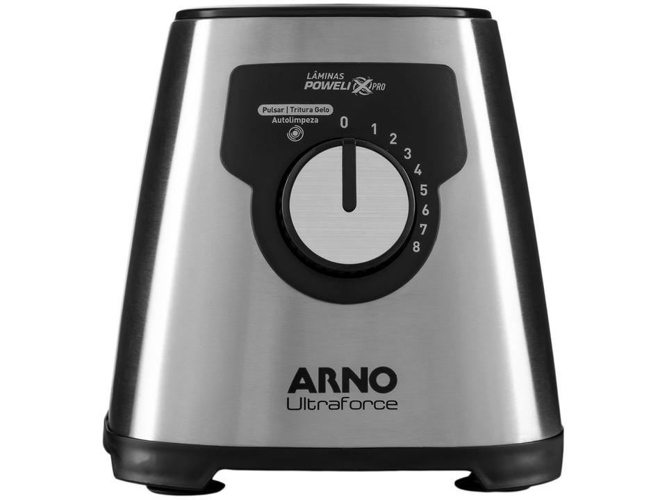 Liquidificador Arno Ultraforce Inox Jarra de Vidro LN92 - 8
