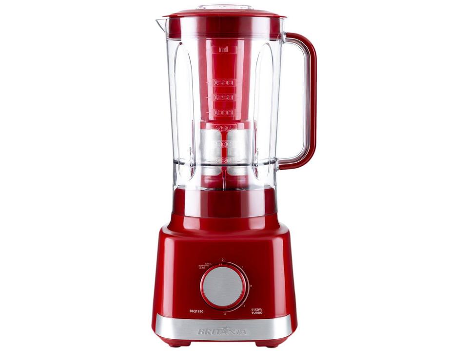Liquidificador Britânia BLQ1280V com Filtro 4 Velocidades 1150W Vermelho - 3