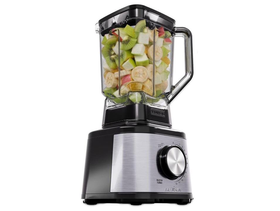 Liquidificador Britânia BLQ15A 1500W Copo de 3,1L Preto e Prata - 3
