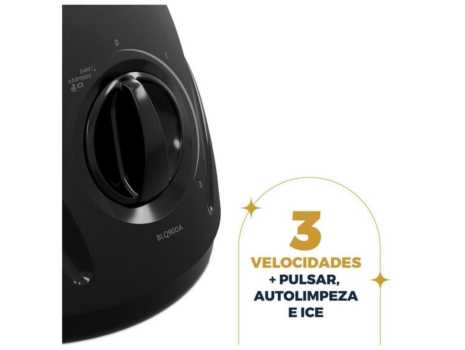 Liquidificador Britânia BLQ900A Plástico 600W 2,1L Preto - 3