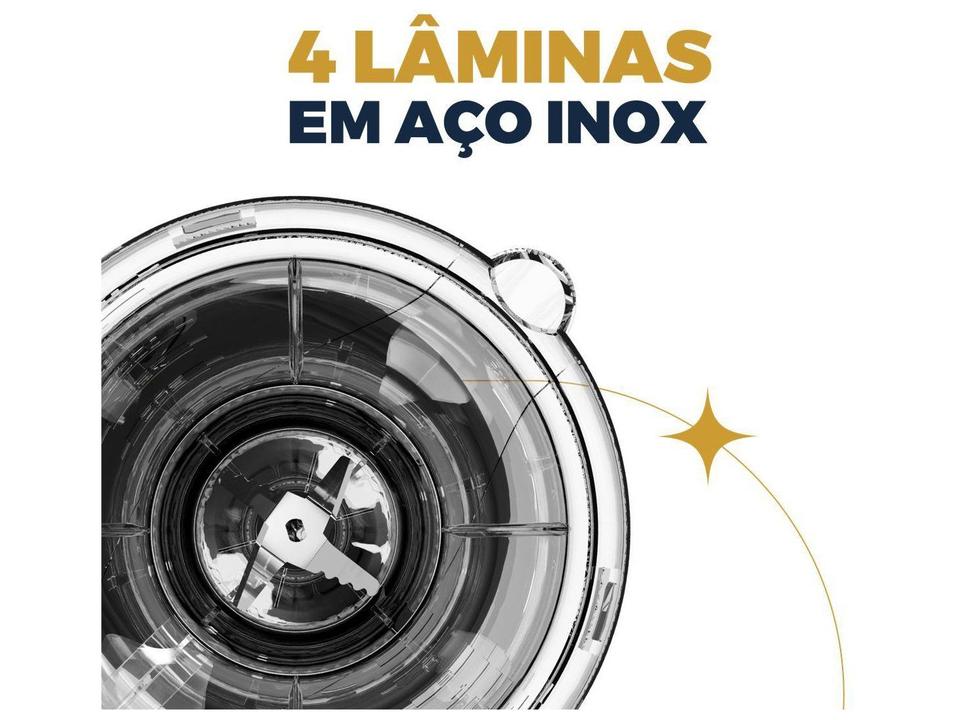 Liquidificador Britânia BLQ900A Plástico 600W 2,1L Preto - 2