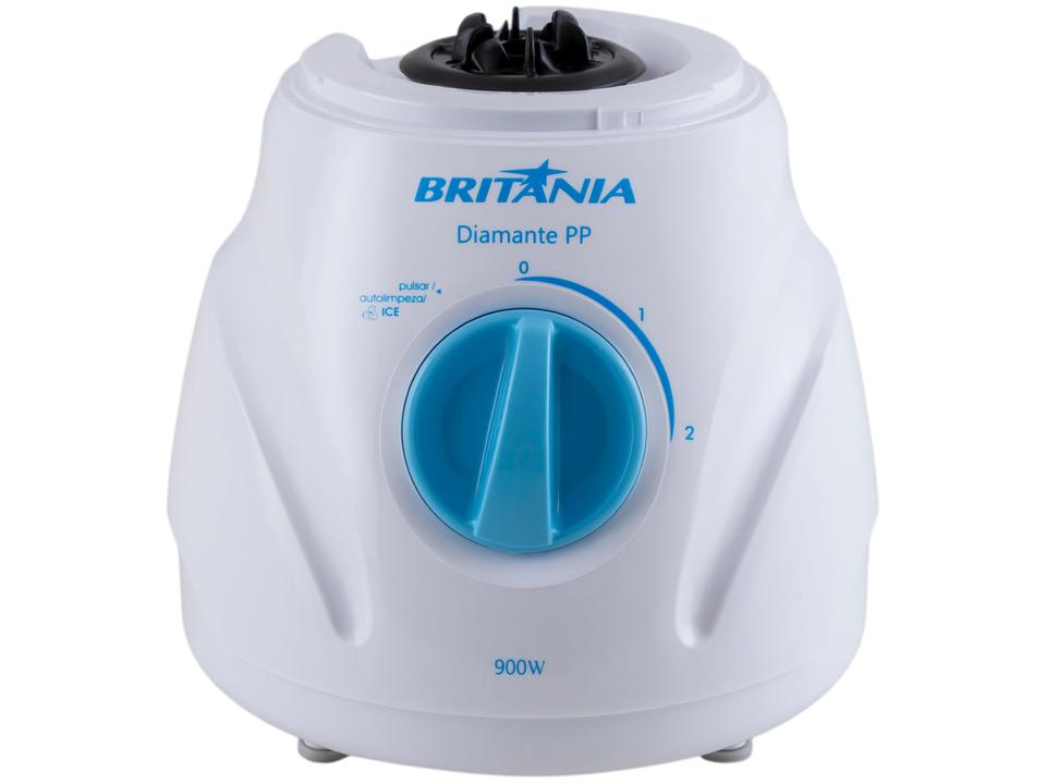 Liquidificador Britânia Diamante Branco 2 Velocidades 400W - 6