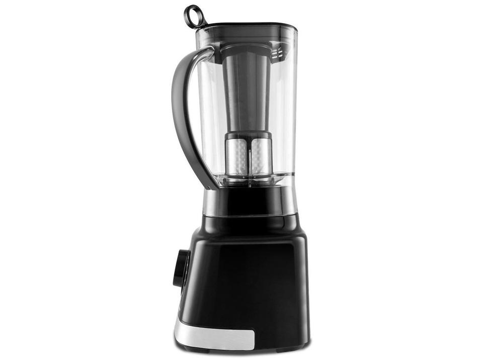 Liquidificador Britânia Fortis Turbo BLQ1300P Preto com Filtro 12 Velocidades + Pulsar 1400W - 7