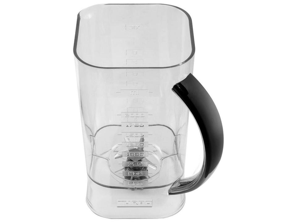 Liquidificador Britânia Fortis Turbo BLQ1300P Preto com Filtro 12 Velocidades + Pulsar 1400W - 12