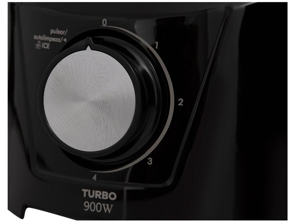 Liquidificador Britânia Turbo BLQ970P Preto 4 Velocidades 900W - 5
