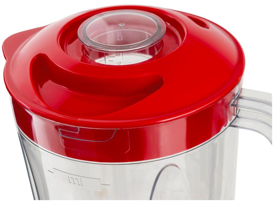 Liquidificador Britânia Turbo BLQ970V Vermelho com Filtro 4 Velocidades 900W - 5