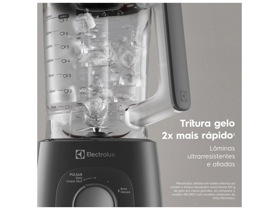 Liquidificador Electrolux EBL1000 5 Velocidades 1000W Cinza 4610AVBR402 - 4
