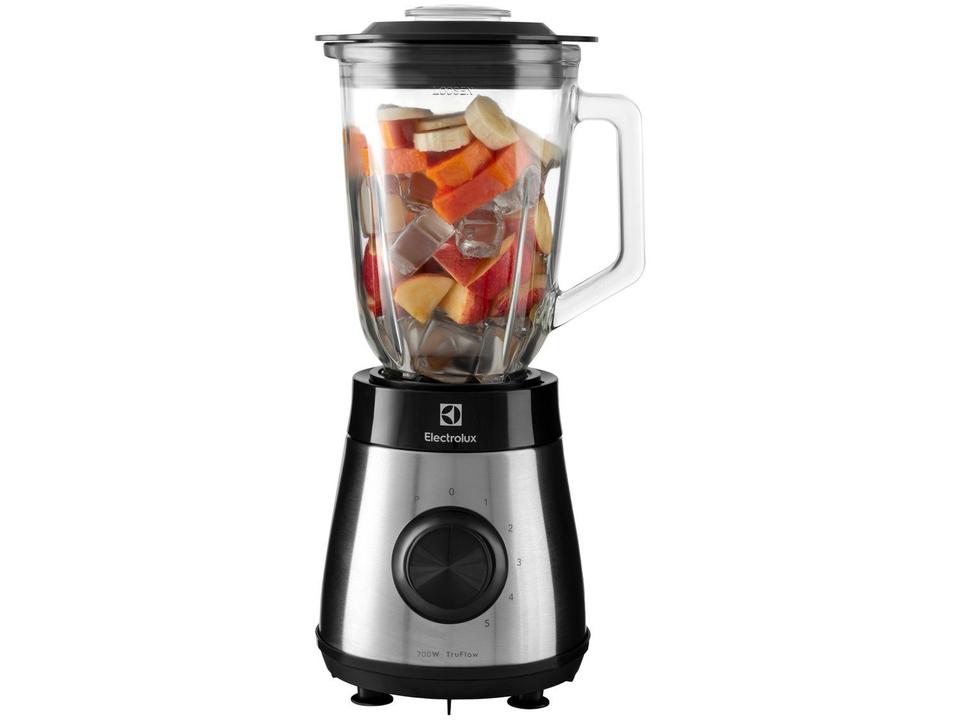 Liquidificador Electrolux Experience EBS30 Copo de Vidro 5 Velocidades 700W Preto e Inox - 2
