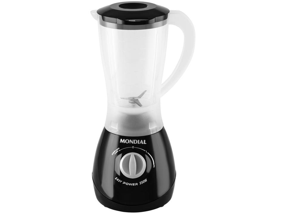 Liquidificador Mondial Easy Power L-550-B Preto 2 Velocidades 550W - 16