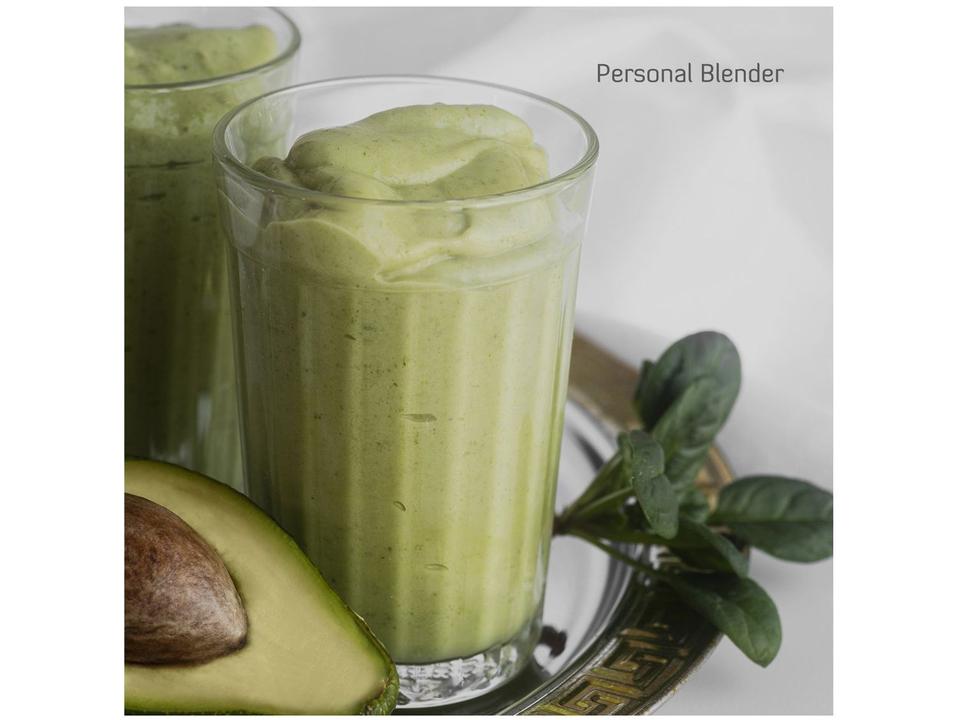 Liquidificador Mondial Personal Blender DG-01 2 Velocidades 300W Preto e Prata - 9